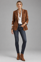 Blazer camel frontal