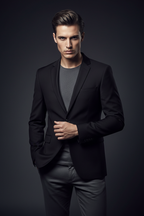 Blazer negro mejorado