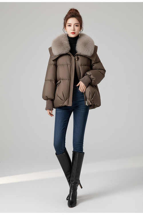 Carolina - Chaqueta polar con modelo