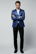 Gonzalo blazer azul fondo claro