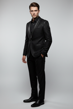 Gonzalo blazer negro fondo claro