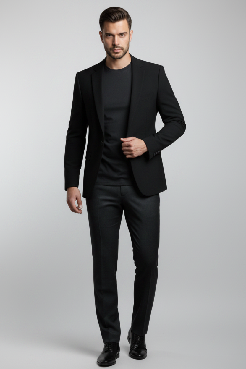 Jaime blazer negro frente