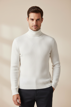 Jersey blanco con modelo masculino