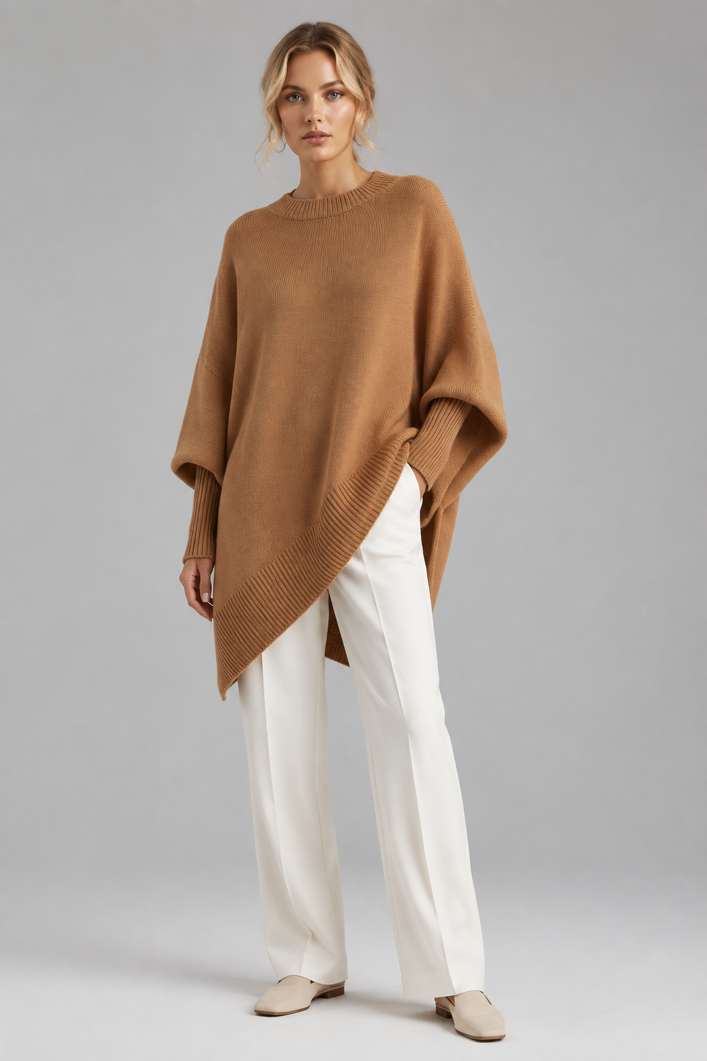Jersey camel, vista tres cuartos