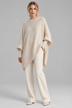 Jersey crema, vista tres cuartos