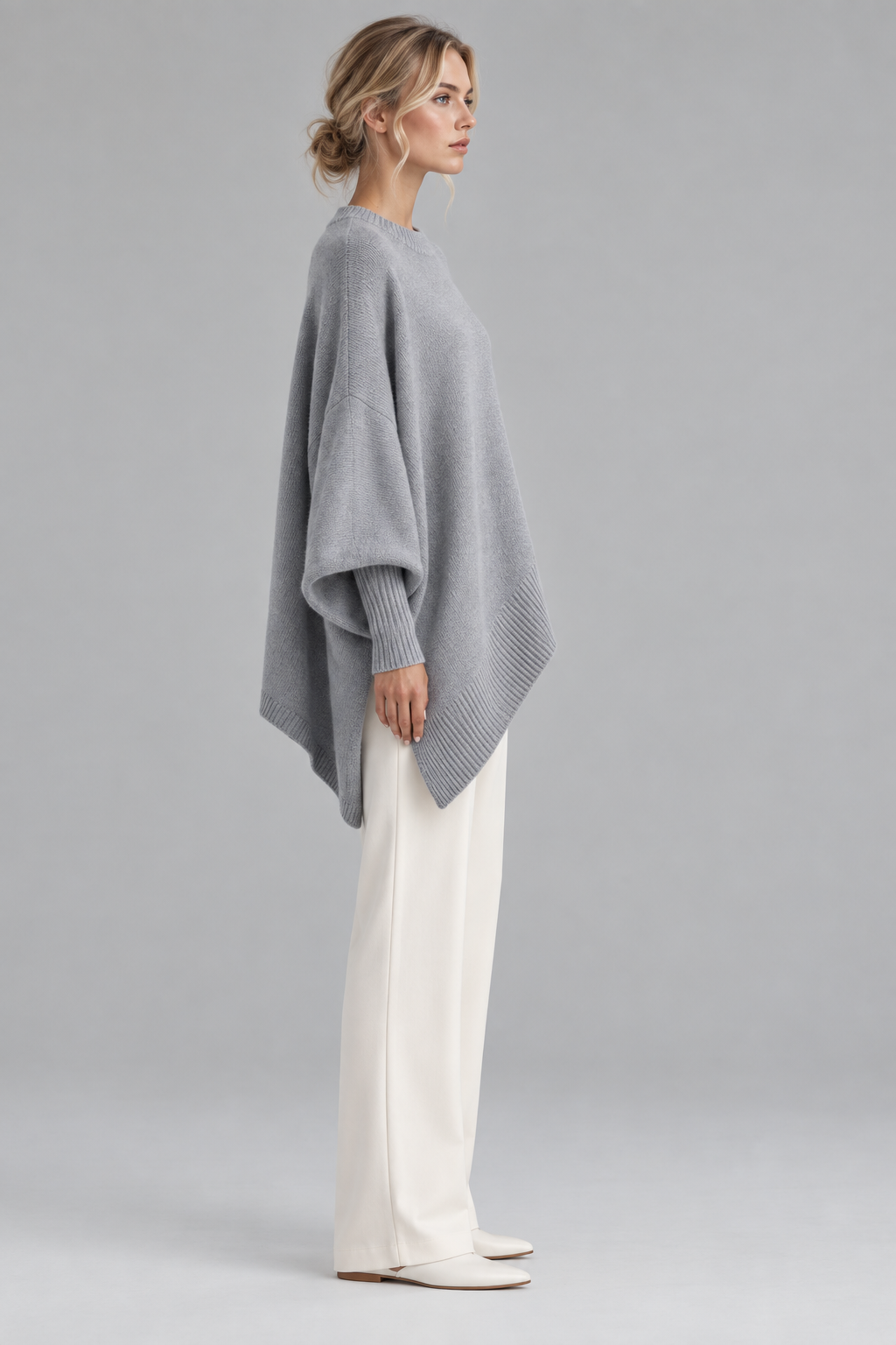 Jersey gris, perfil lateral
