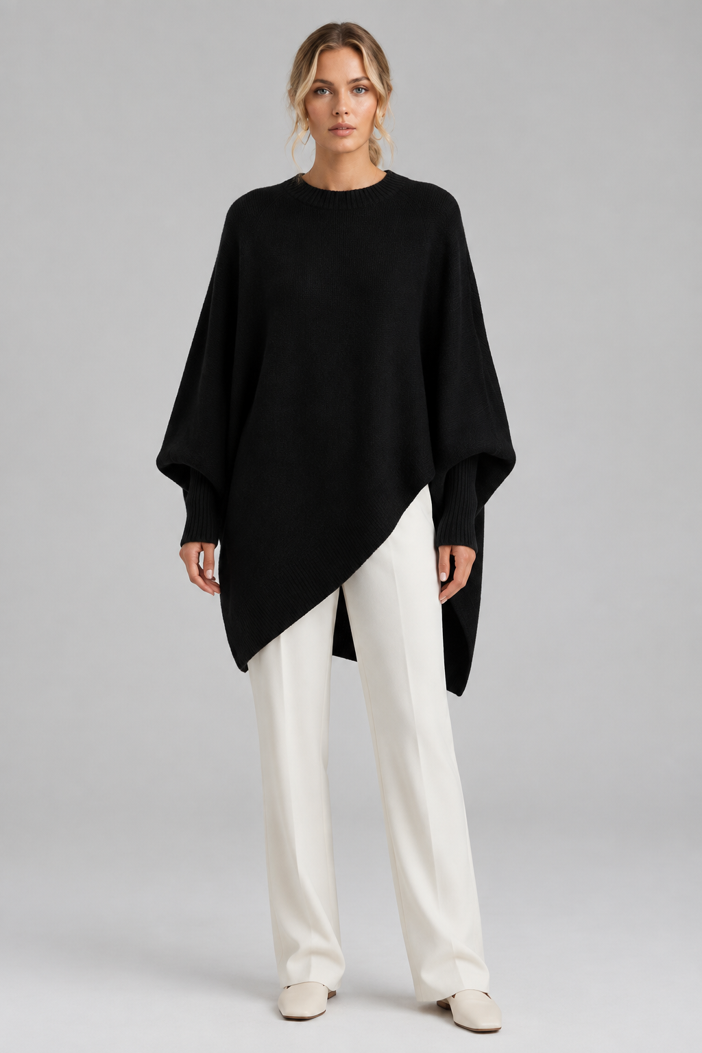 Jersey negro, vista frontal
