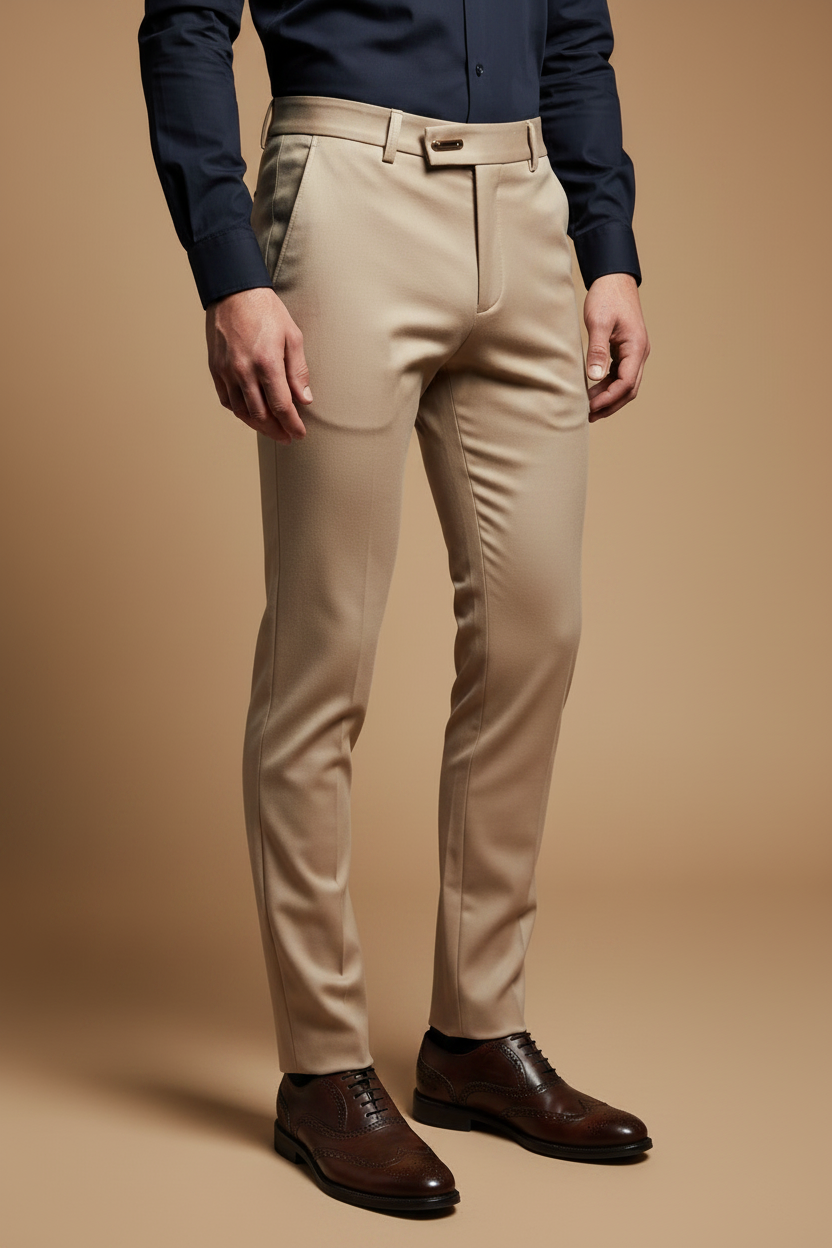 Pantalón beige - detalle