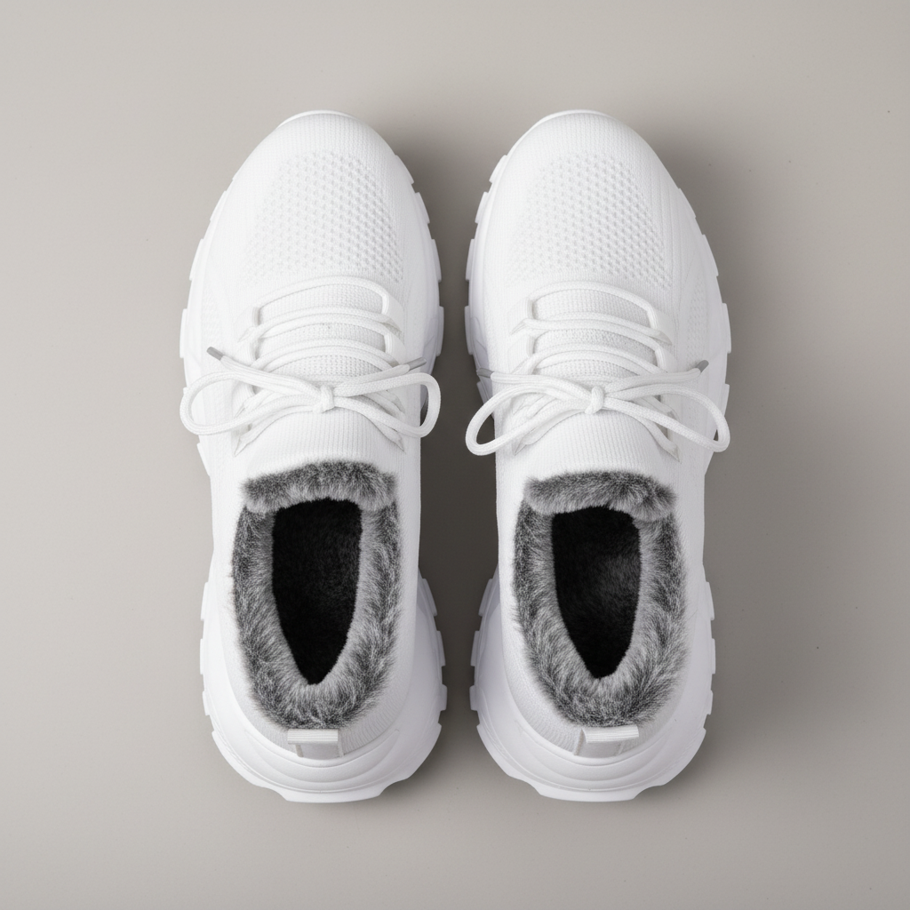 Sneakers blancas overhead