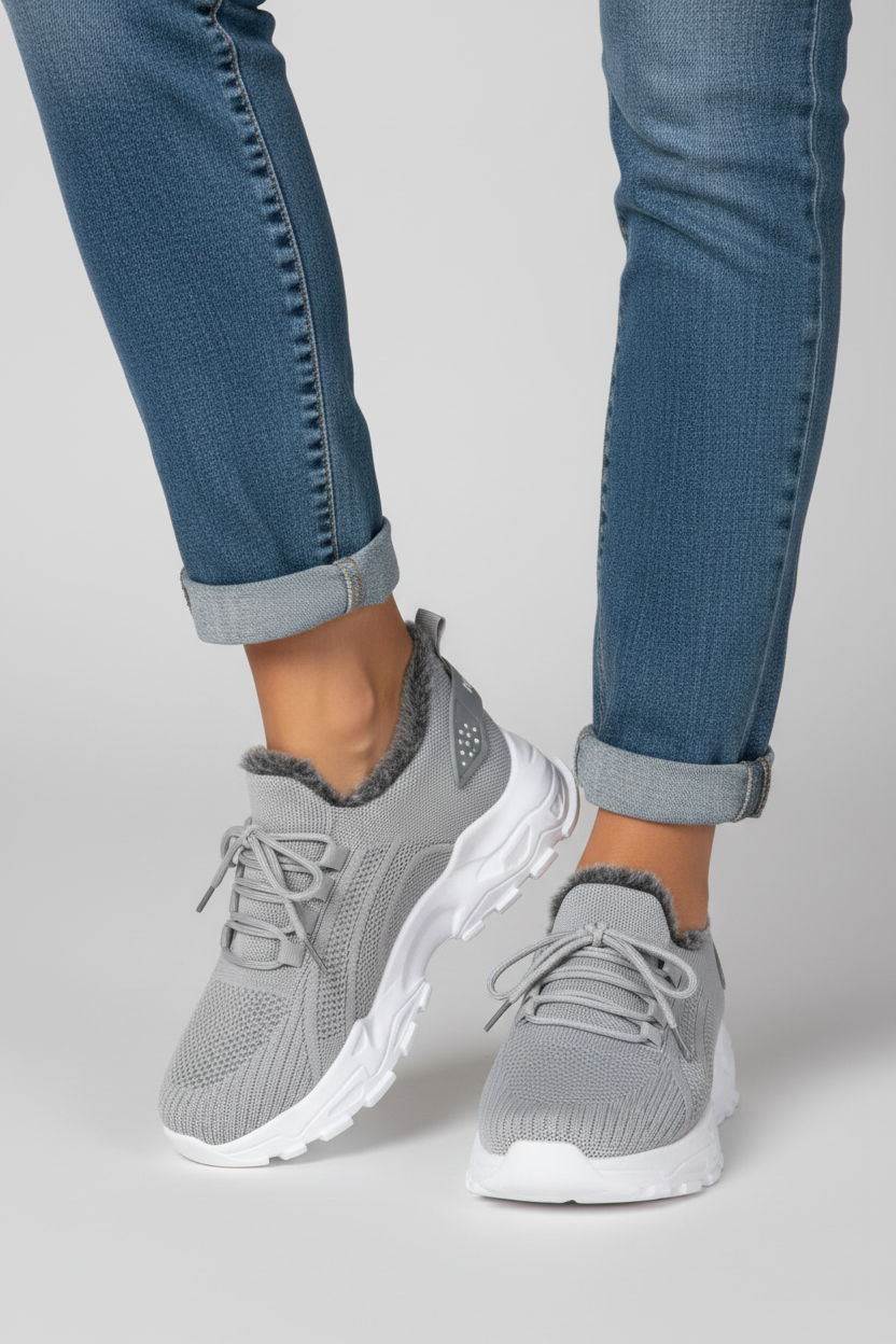 Sneakers grises pose alternativa